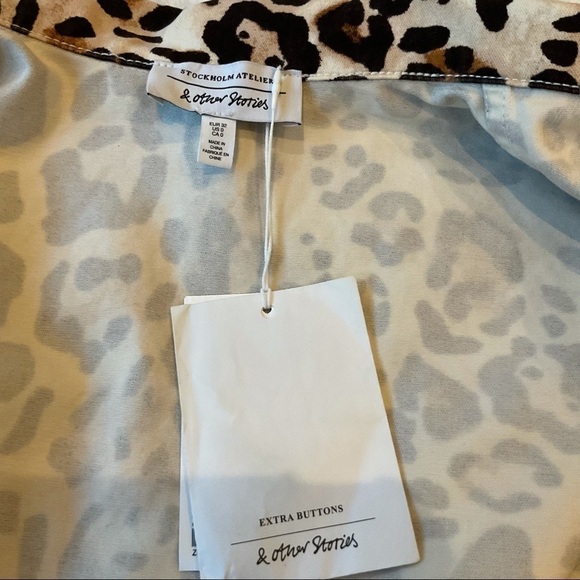 New & Other Stories Jacket Leopard Print - Picture 9 of 16